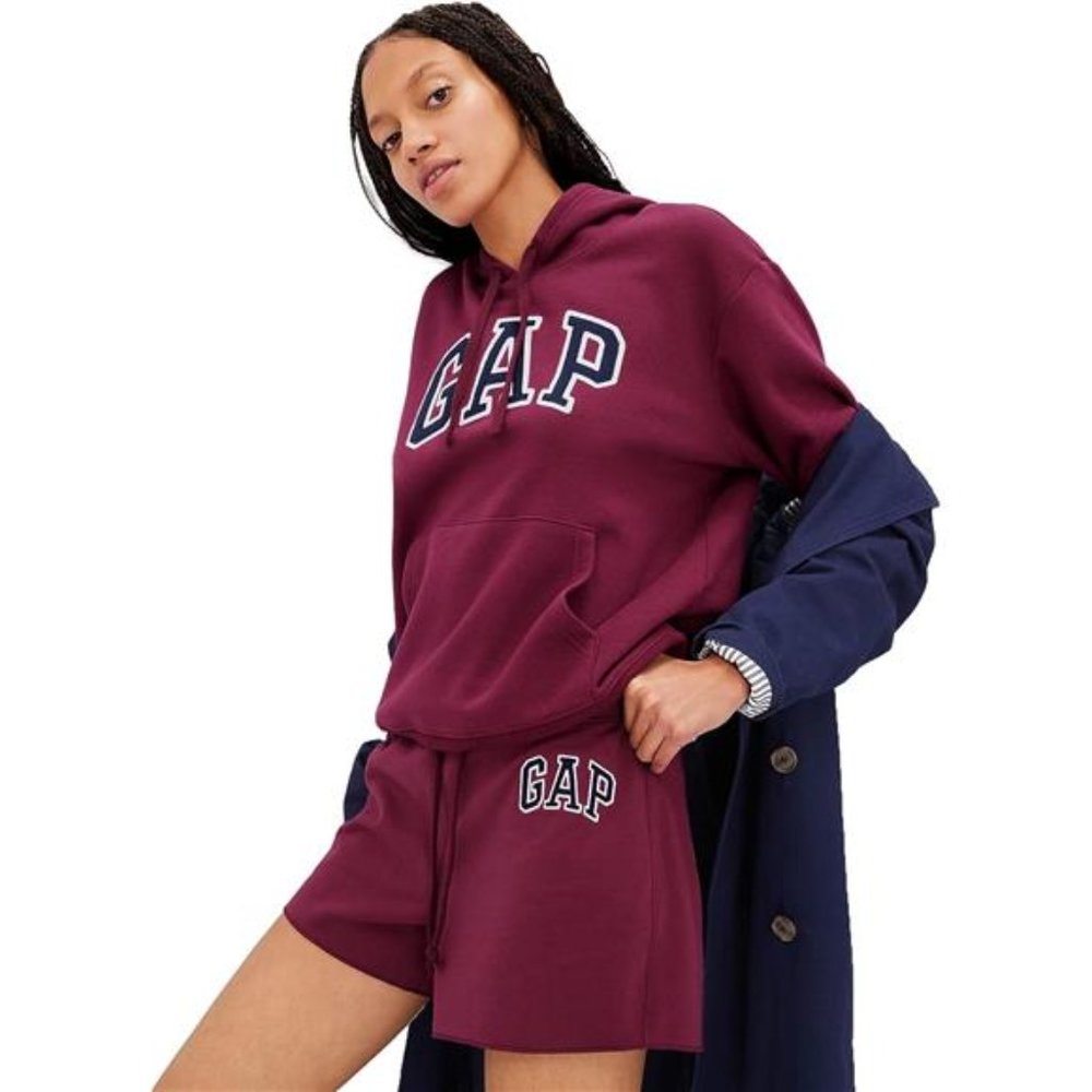 GAP NEW Women's Logo Hoodie Hooded Pull-on Sweatshirt Activewear Casual
